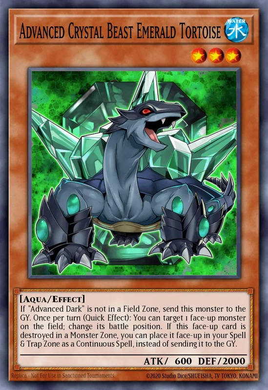 Advanced Crystal Beast Emerald Tortoise