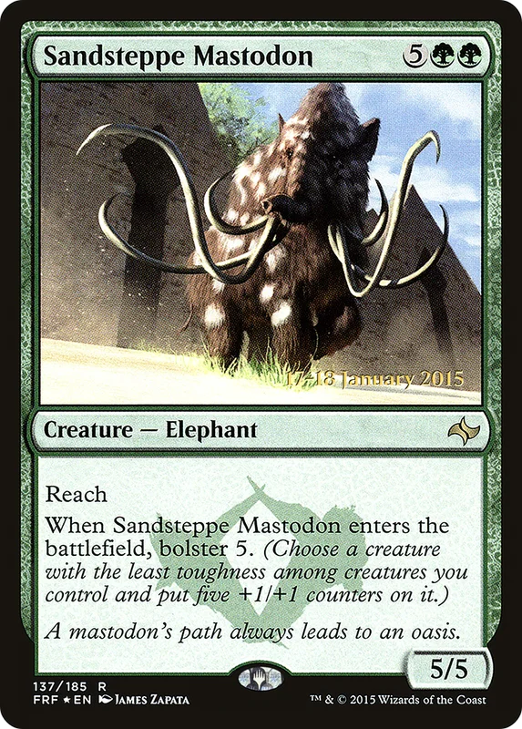 Sandsteppe Mastodon