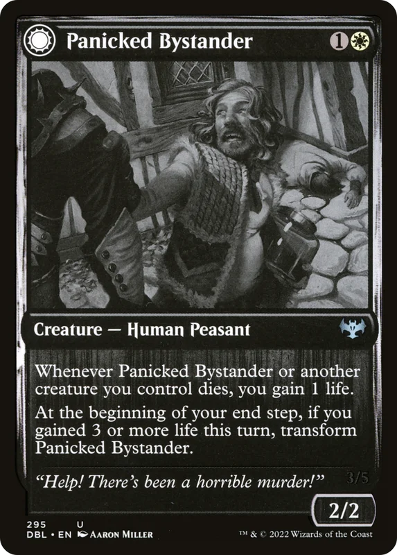 Panicked Bystander // Cackling Culprit