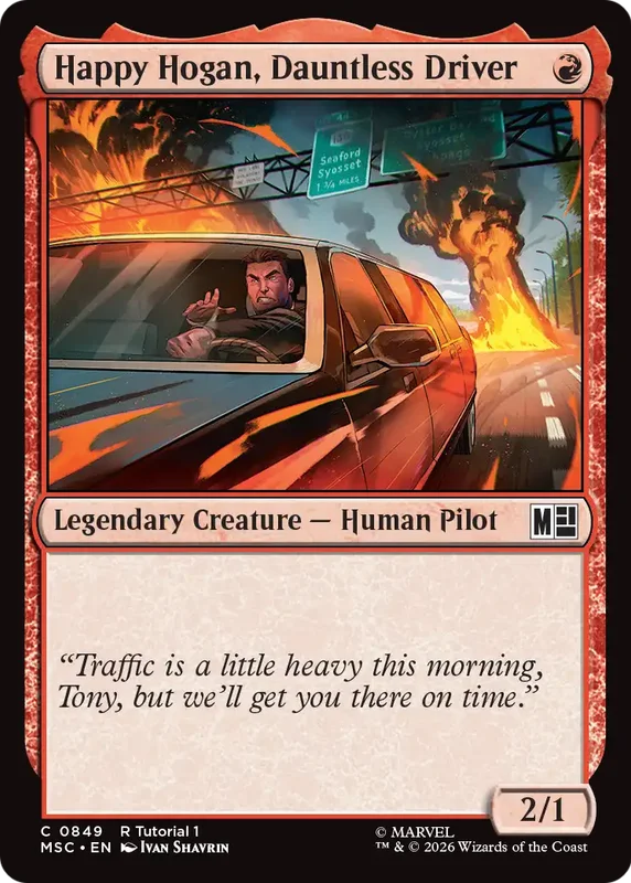 Happy Hogan, Dauntless Driver
