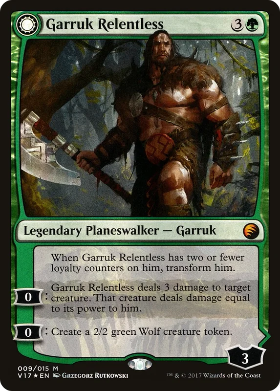 Garruk Relentless // Garruk, the Veil-Cursed