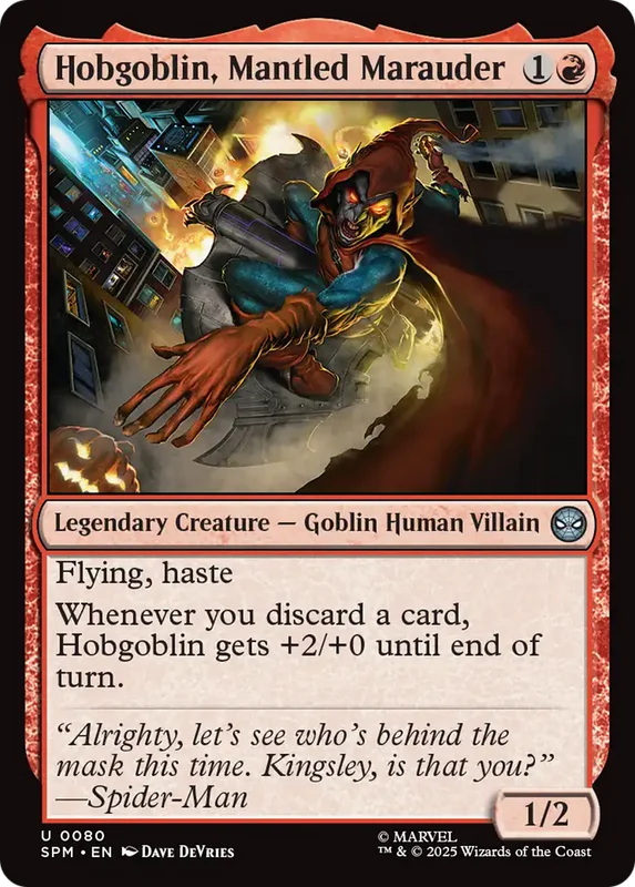 Hobgoblin, Mantled Marauder