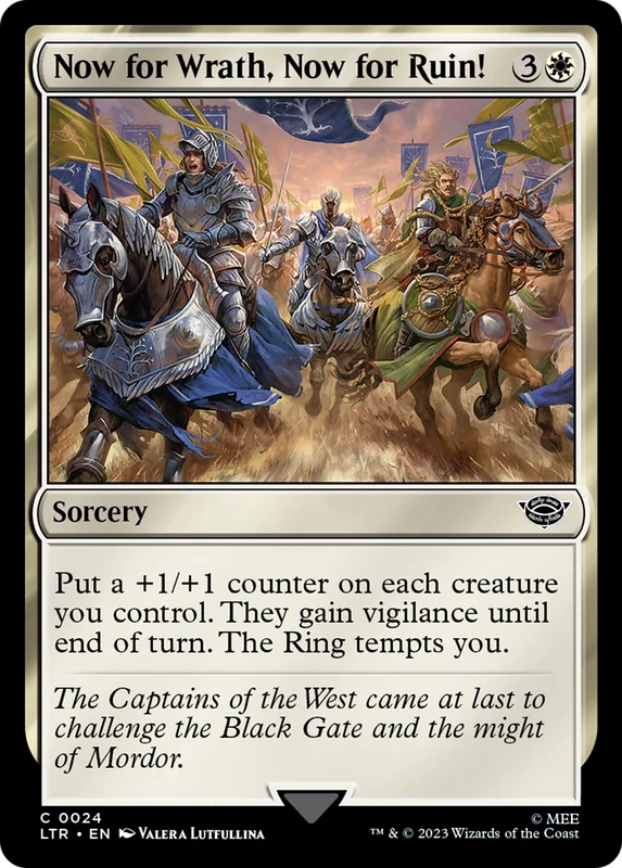 Now for Wrath, Now for Ruin!