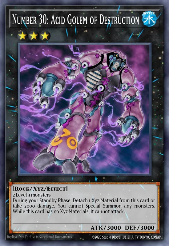 Number 30: Acid Golem of Destruction