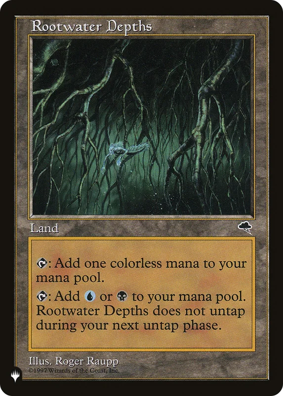 Rootwater Depths