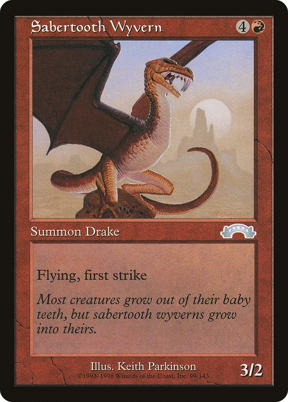 Sabertooth Wyvern
