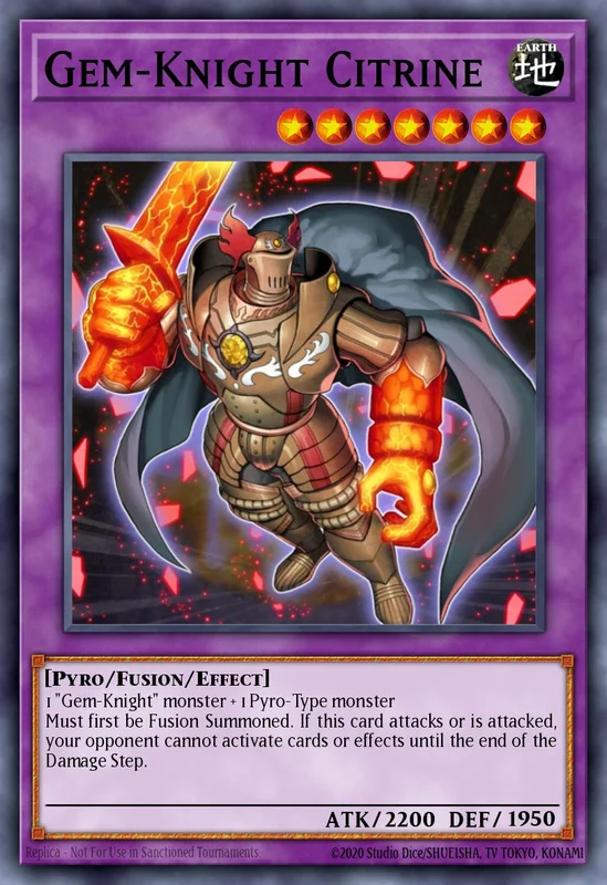 Gem-Knight Citrine