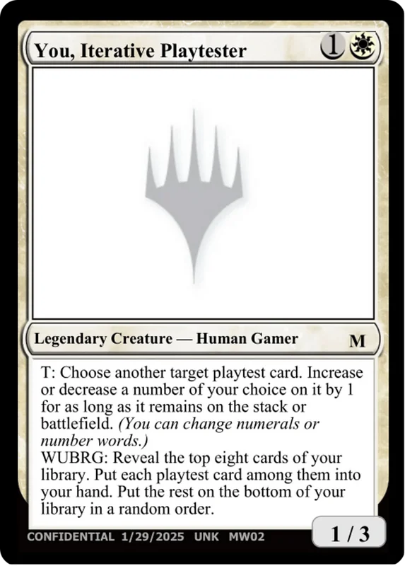 You, Iterative Playtester