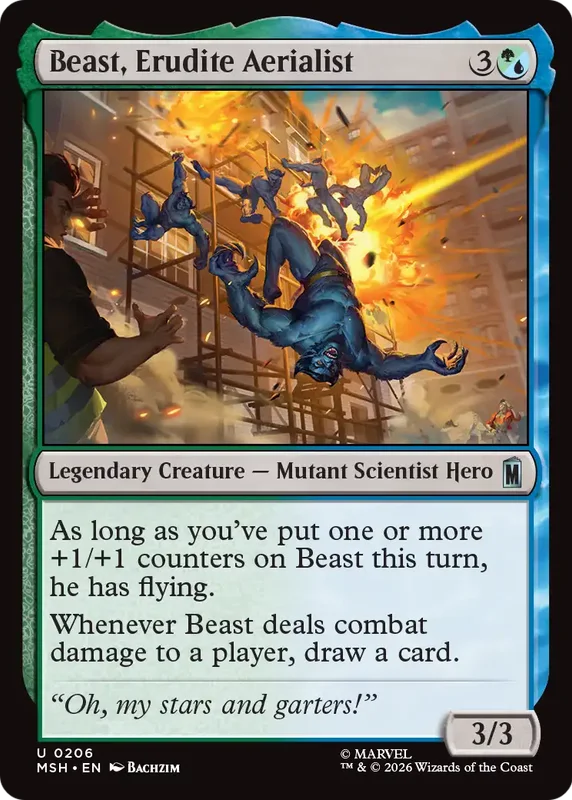 Beast, Erudite Aerialist