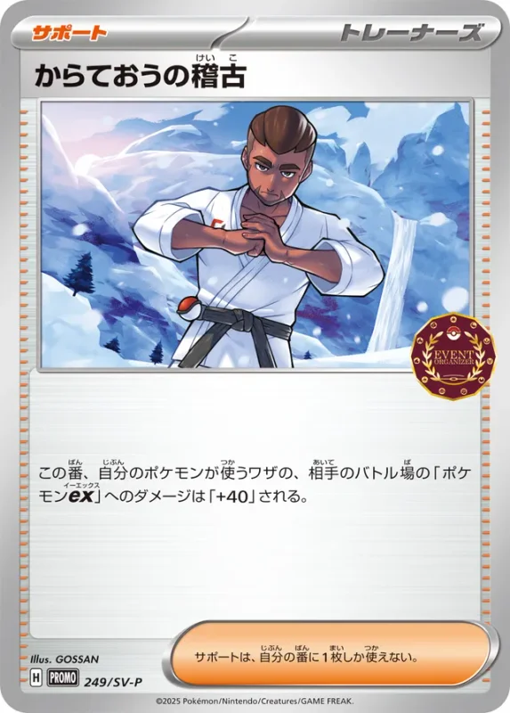 Black Belt's Training (Scarlet & Violet Promos 249/SV-P)