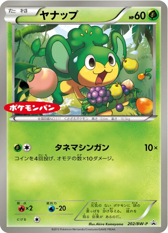 Pansage (Black & White Promos 202/BW-P)