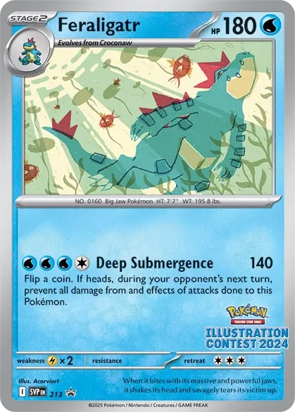 Feraligatr (Scarlet & Violet Promos 213) (International TCG)