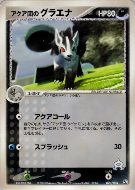 Team Aqua's Mightyena (Aqua Deck Kit 023/033)