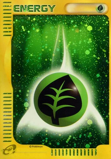 Grass Energy (McDonald's Pokémon-e Minimum Pack No. 019)