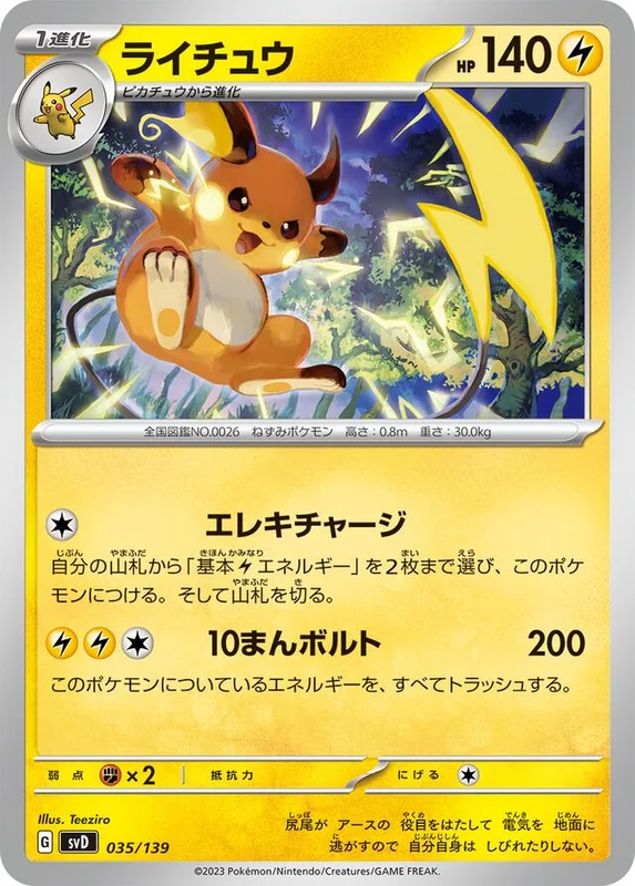 Raichu (ex Starter Decks 035/139)