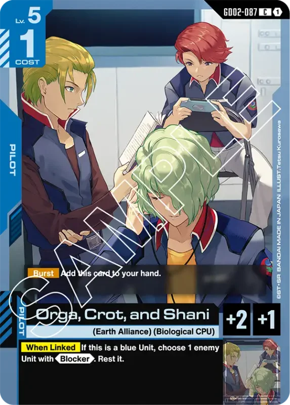 Orga, Crot, and Shani