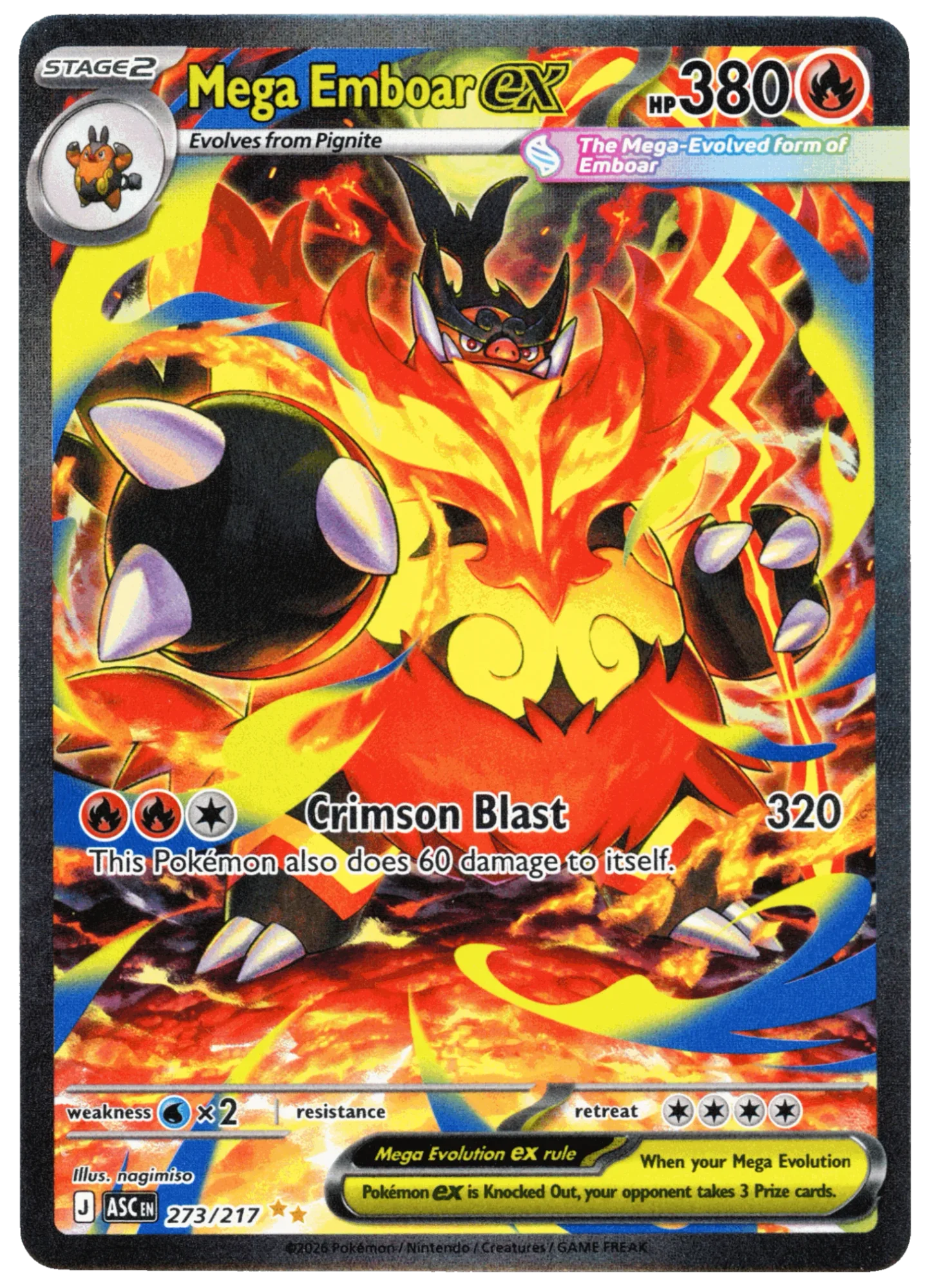 Mega Emboar ex