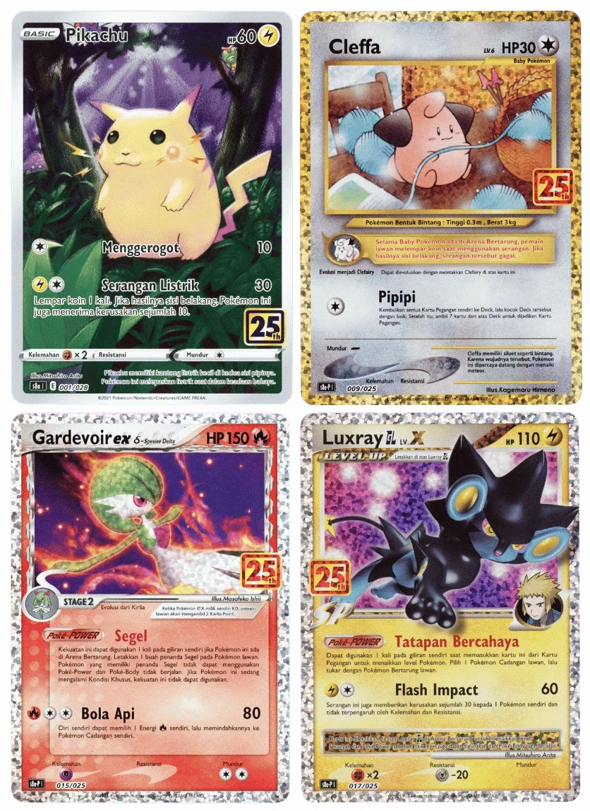 Pokémon 25th Anniversary Collection – Indonesian
