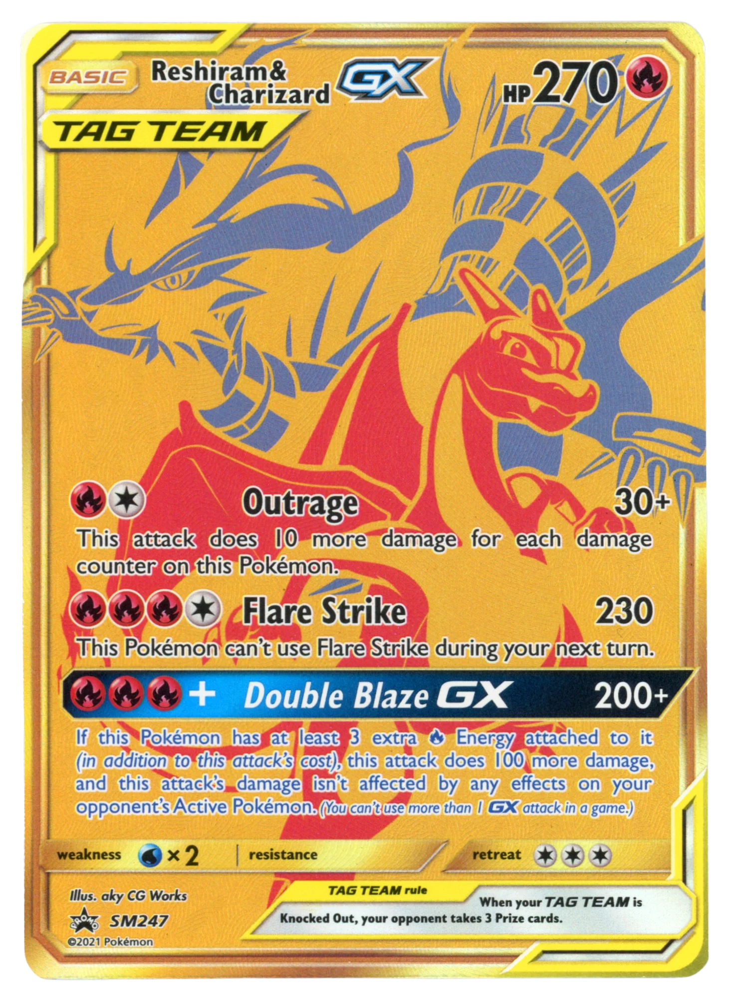 Reshiram & Charizard GX