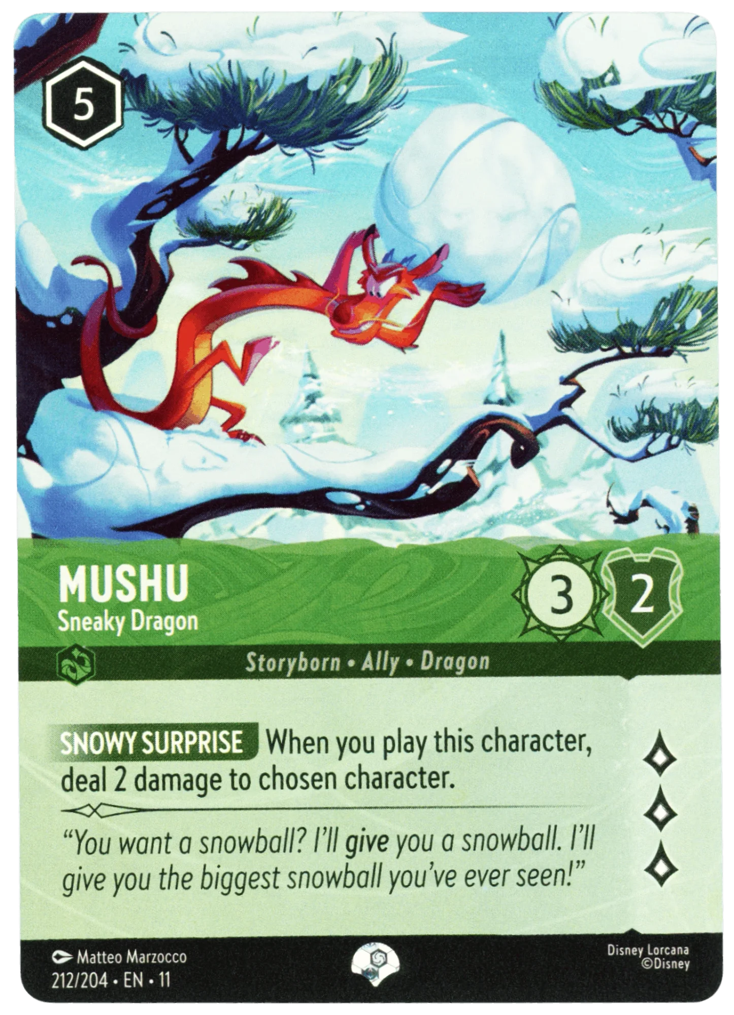 Mushu - Sneaky Dragon